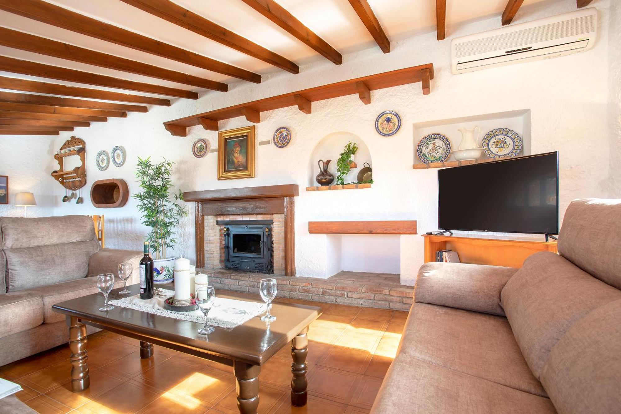 Casa Jardin Del Olivar Con Piscina Privada Alcaucín Dış mekan fotoğraf